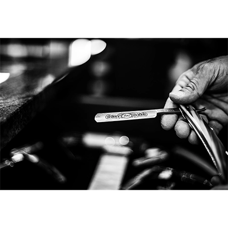 Bannière de la page d'accueil du Barber Shop : Chez Clem