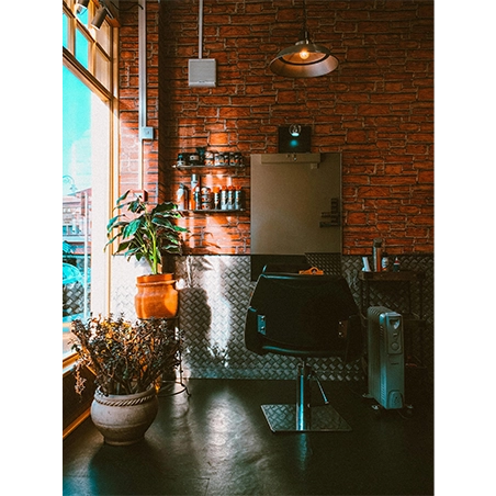 Photo de l'univers du salon du Barber Shop : Chez Clem. Pour un article de presse